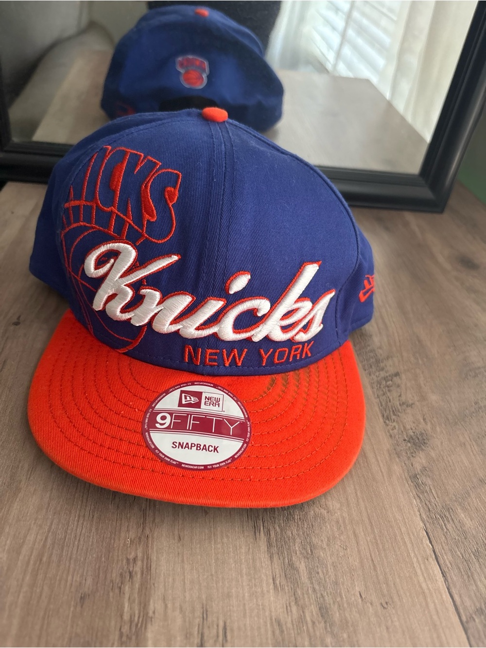 New Era Kids New York Knicks Snapback Hat - Blue & Orange